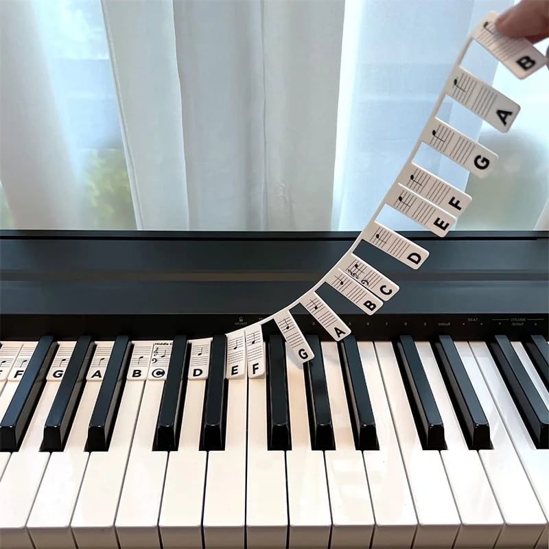 🎁  48% OFF🔥🔥--🎄Removable Piano Keyboard Note Labels